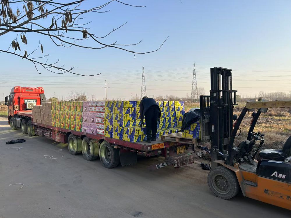 Giao hàng bằng xe tải cắt bánh xe